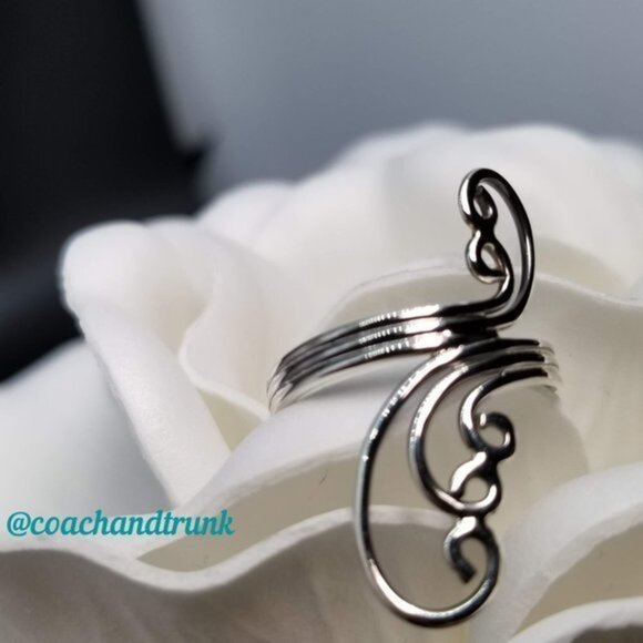 NWT ARTISAN CRAFTED .925 Sterling Silver Bypass Ring - Picture 5 of 5